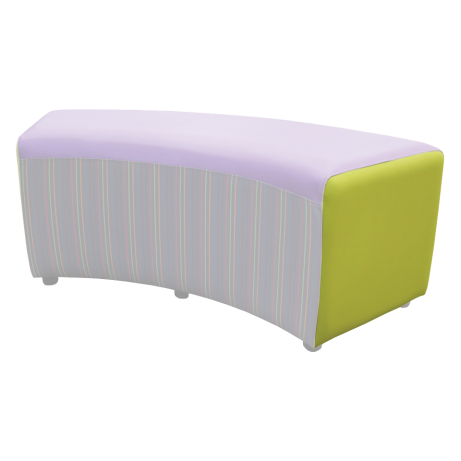 Buzz Curve Seat Patterned Secondary Colour