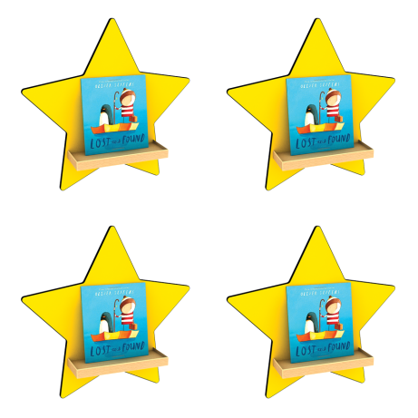 Star Wall Displayer Set of 4