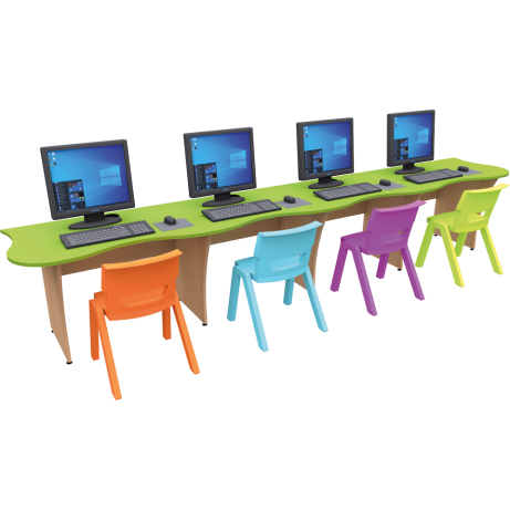 Treetop IT Desk Kit - four seater