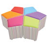 Squiangle Set of 6 Seat Colour