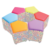 Squexagon Set of 6 Seat Colour