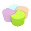 Clover Seating Set Plain First Colour