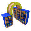 Instant Library Wall Pack 5 (Woodland Themed)