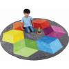 Colourful Cubes Rug