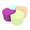 Clover Seating Set Plain Second Colour
