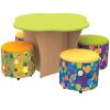 Treetop Table Kit with a tree shaped table and fou