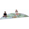 Natural World Leaf Semi Circle Rug