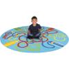 Colourful, durable tough loop rug