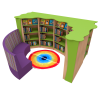 Instant Library Wall Pack 6 (Woodland Themed)