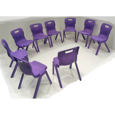 SALE Titan Chairs Size 4 - Set of 9 Purple
