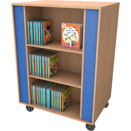 Wiggle Mobile Square Shelving unit for book storag