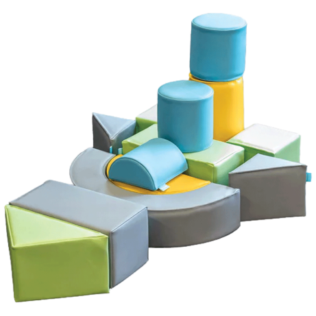 Softplay Build Set - Neutral Colours