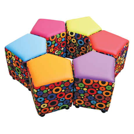 Squexagon Seating Set of 6