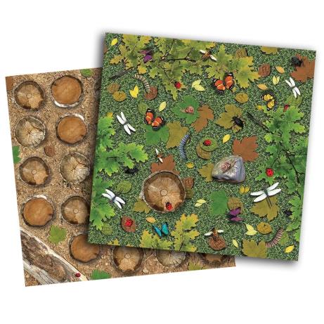 Reversible Woodland / Mini Creatures Rug