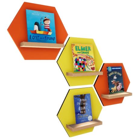 Honeycomb Wall Displayer Set of 4