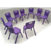 SALE Titan Chairs Size 4 - Set of 9 Purple