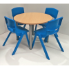 SALE Table and Chairs Set MAXI Height - Blue